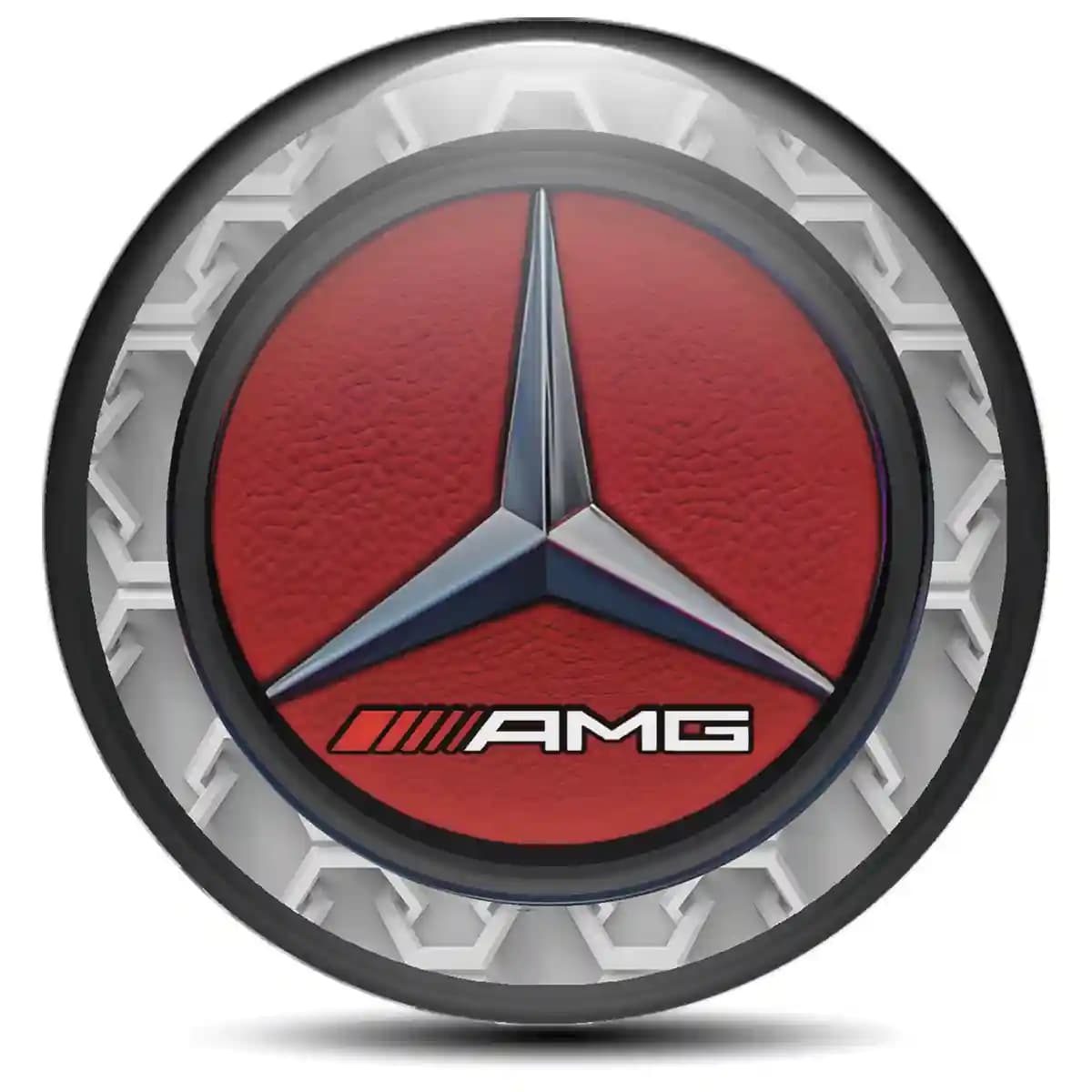 Mercedes AMG Domed Sticker Self-Adhesive Premium Edition