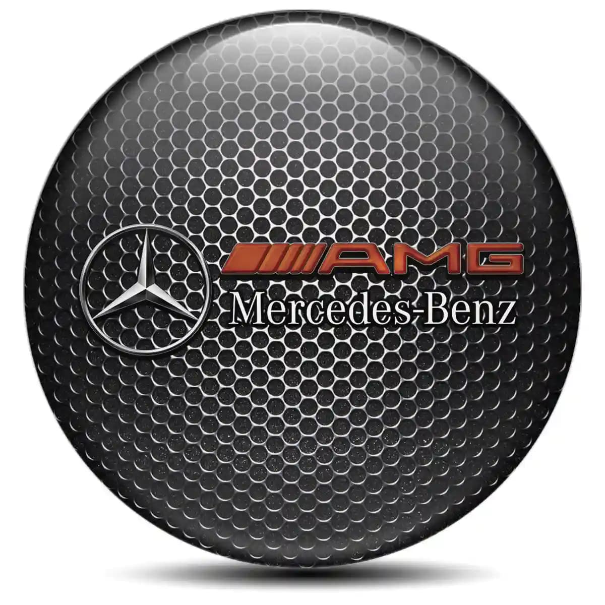 Mercedes AMG Domed Sticker Self-Adhesive Tuning Car