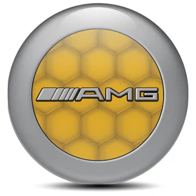 Mercedes AMG Emblem Badge Self-Adhesive Branded Edition