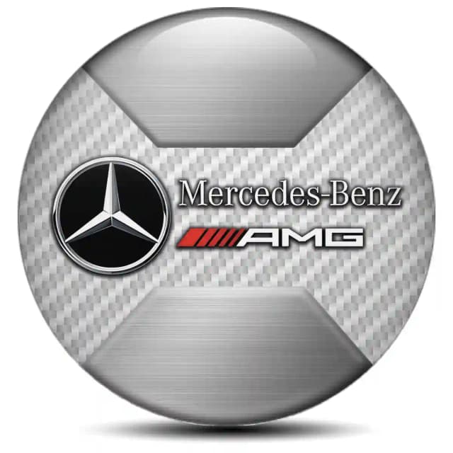 Mercedes AMG Emblem Badge Self-Adhesive High Quality