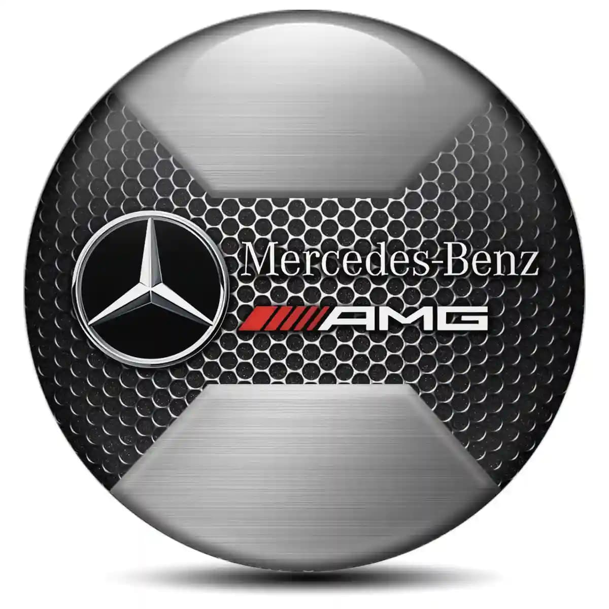 Mercedes AMG Emblem Badge Self-Adhesive Premium Edition