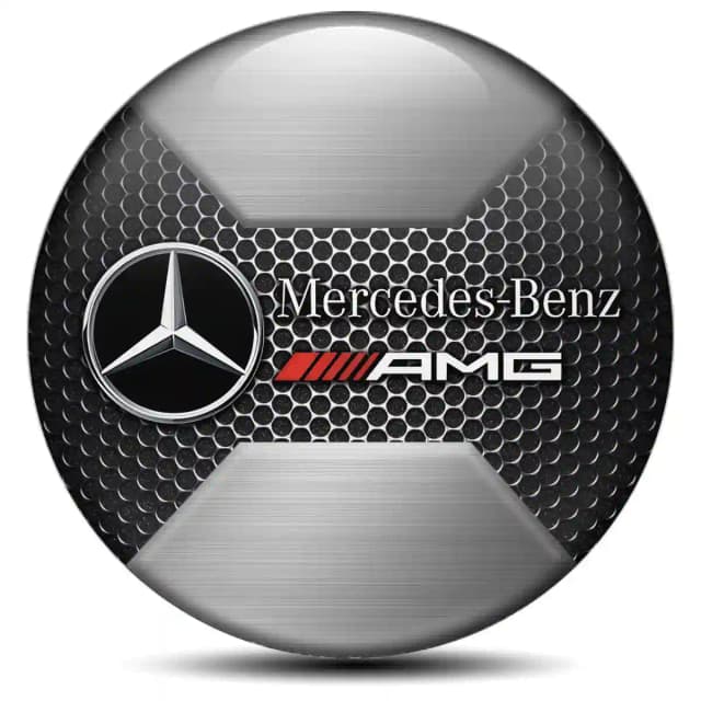 Mercedes AMG Emblem Badge Self-Adhesive Premium Edition