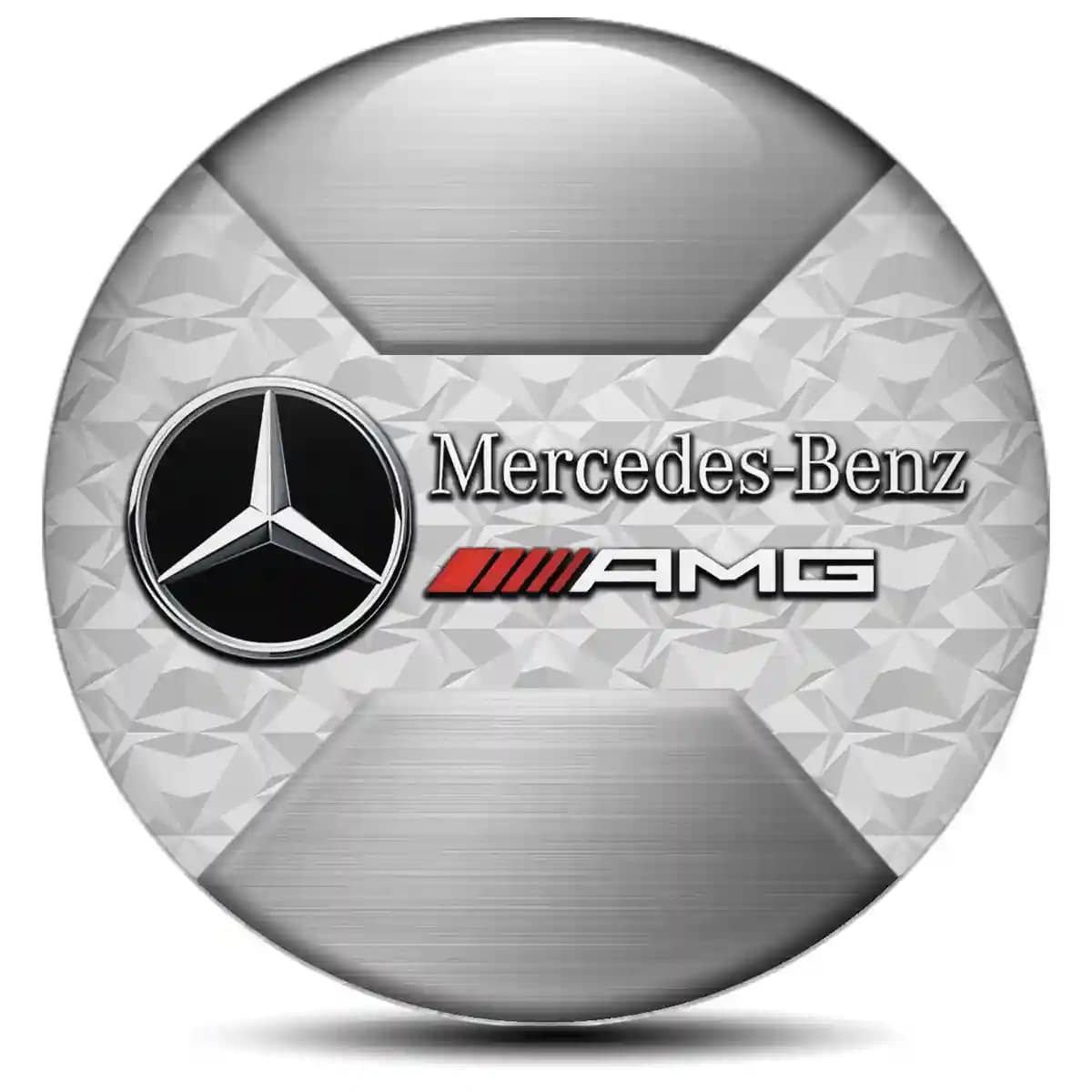 Mercedes AMG Emblem Badge Self-Adhesive Premium Resin
