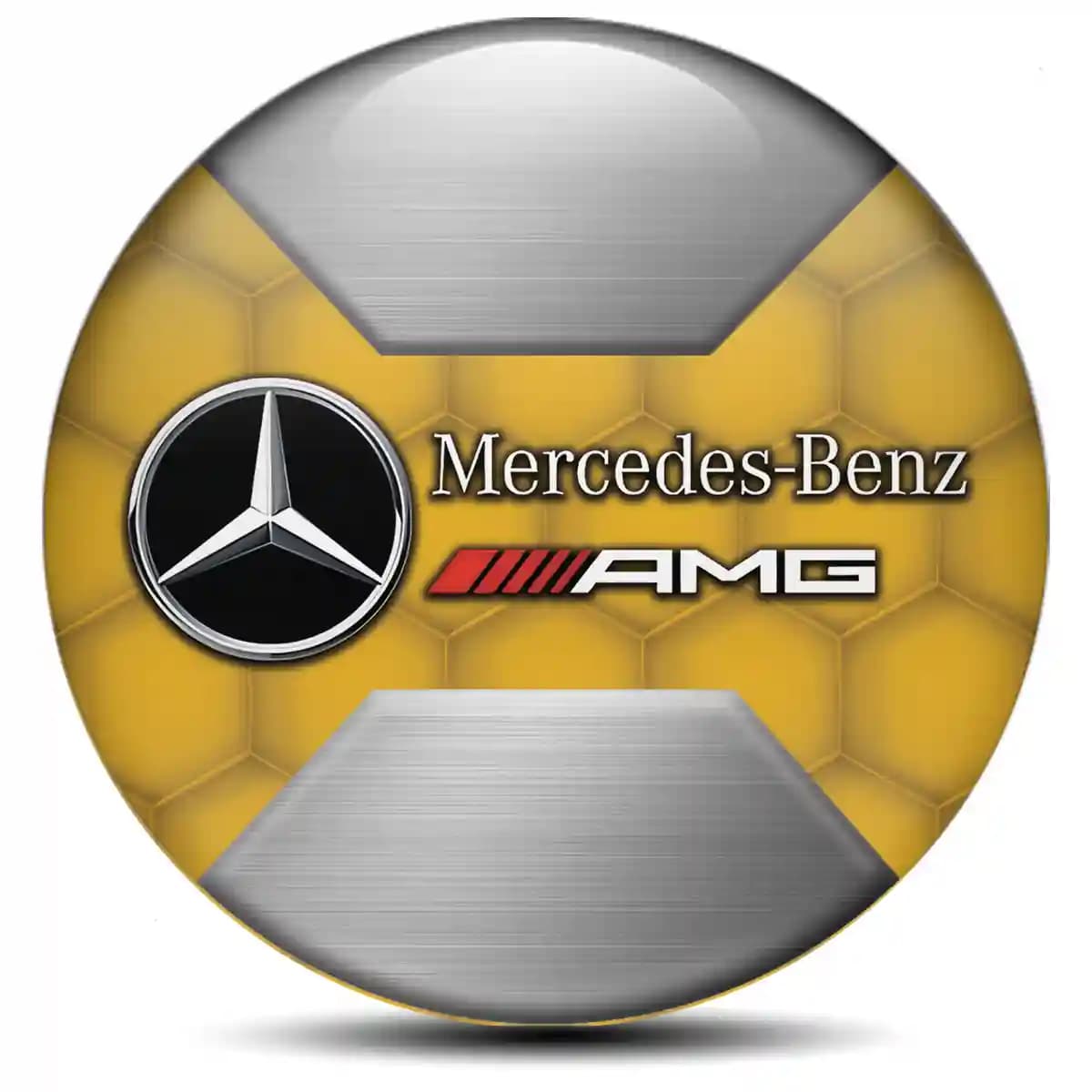Mercedes AMG Emblem Badge Self-Adhesive Stylish Design