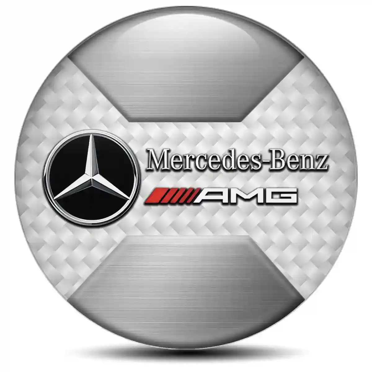 Mercedes AMG Emblem Badge Self-Adhesive Tuning Car