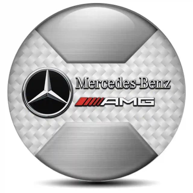 Mercedes AMG Emblem Badge Self-Adhesive Tuning Car