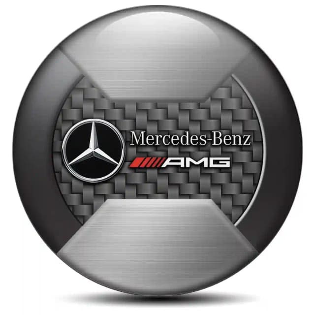 Mercedes AMG Emblem Badge Stylish Design