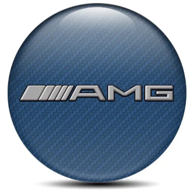 Mercedes AMG Emblem Center Hub Cap Self-Adhesive High Quality