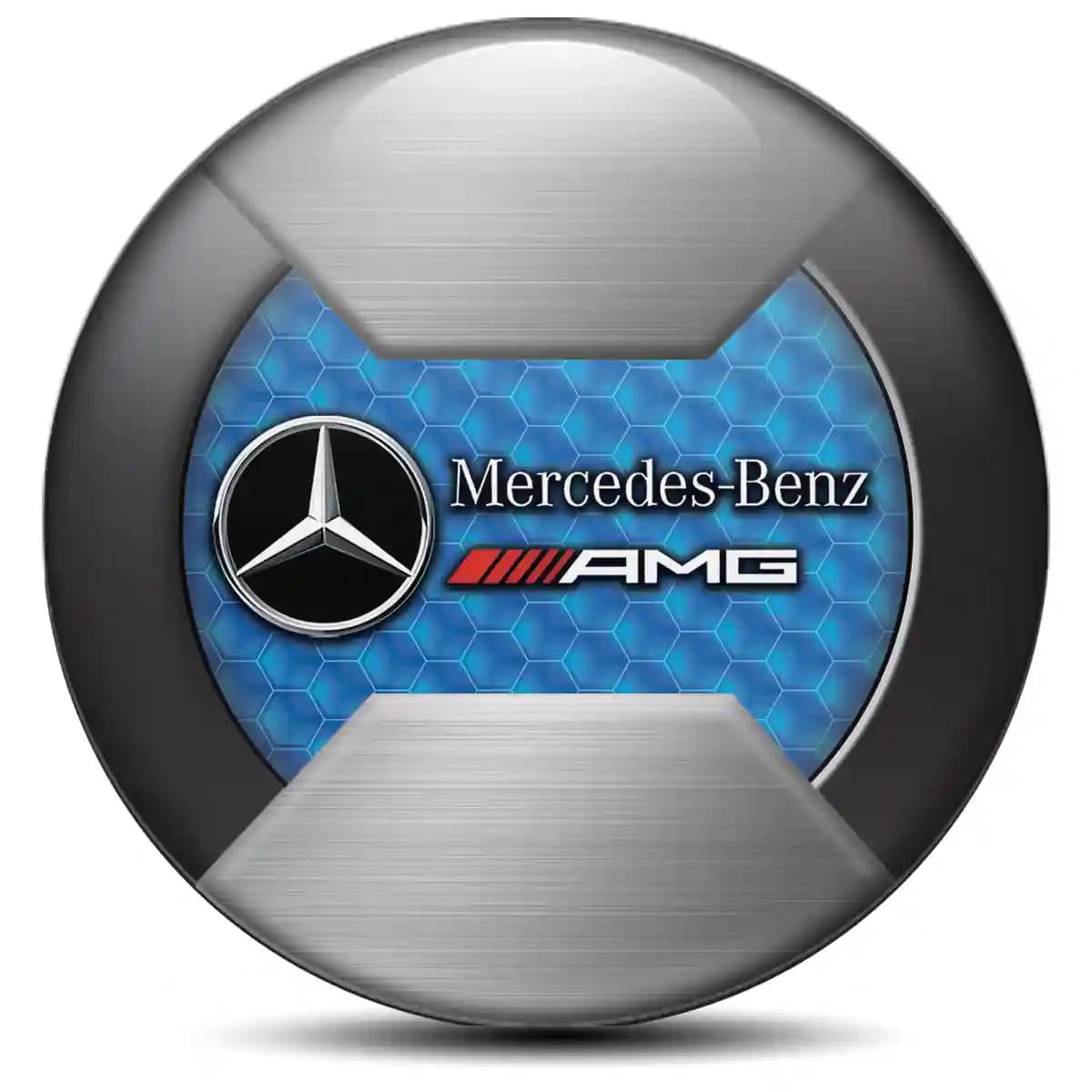 Mercedes AMG Emblem Center Hub Cap Self-Adhesive Luxury Edition