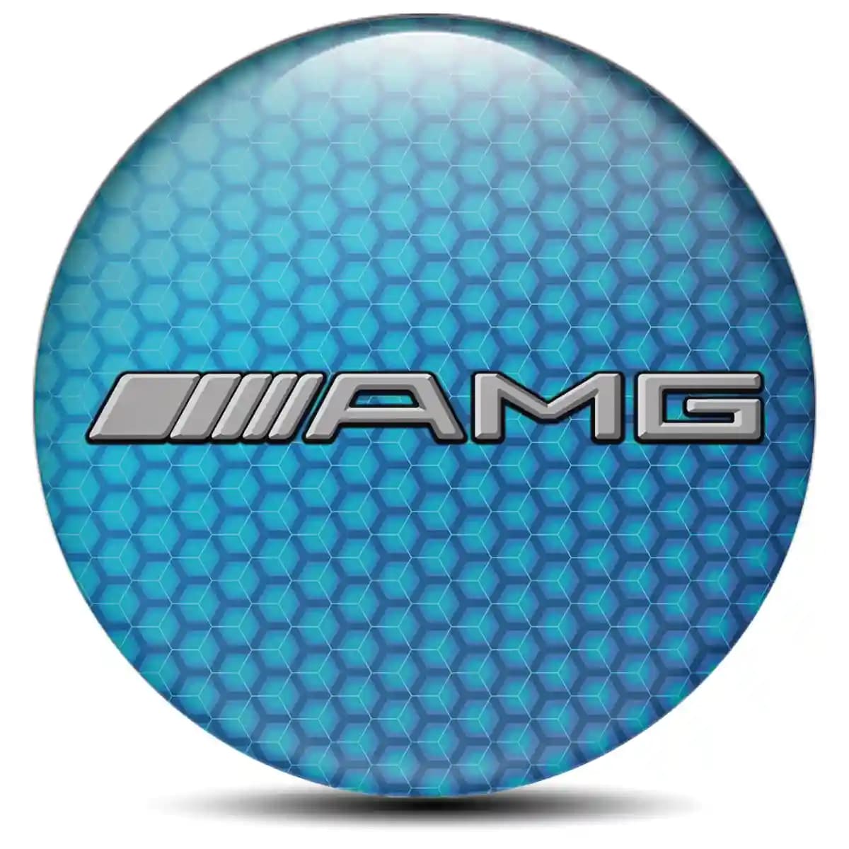 Mercedes AMG Emblem Center Hub Cap Self-Adhesive Premium Resin
