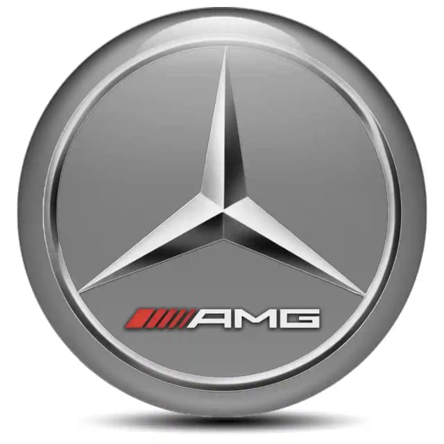 Mercedes AMG Emblem Center Hub Cap Self-Adhesive Tuning Car