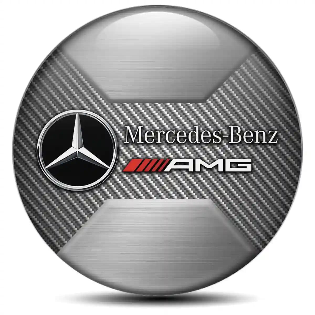 Mercedes AMG Emblem Center Hup Cap Branded Edition