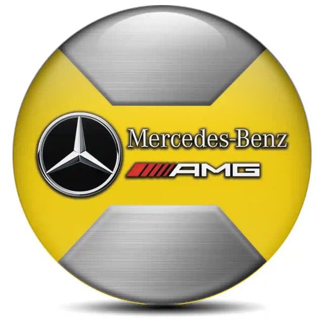 Mercedes AMG Emblem Center Hup Cap Premium Resin
