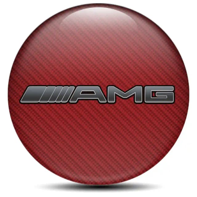 Mercedes AMG Emblem Epoxy Self-Adhesive High Quality
