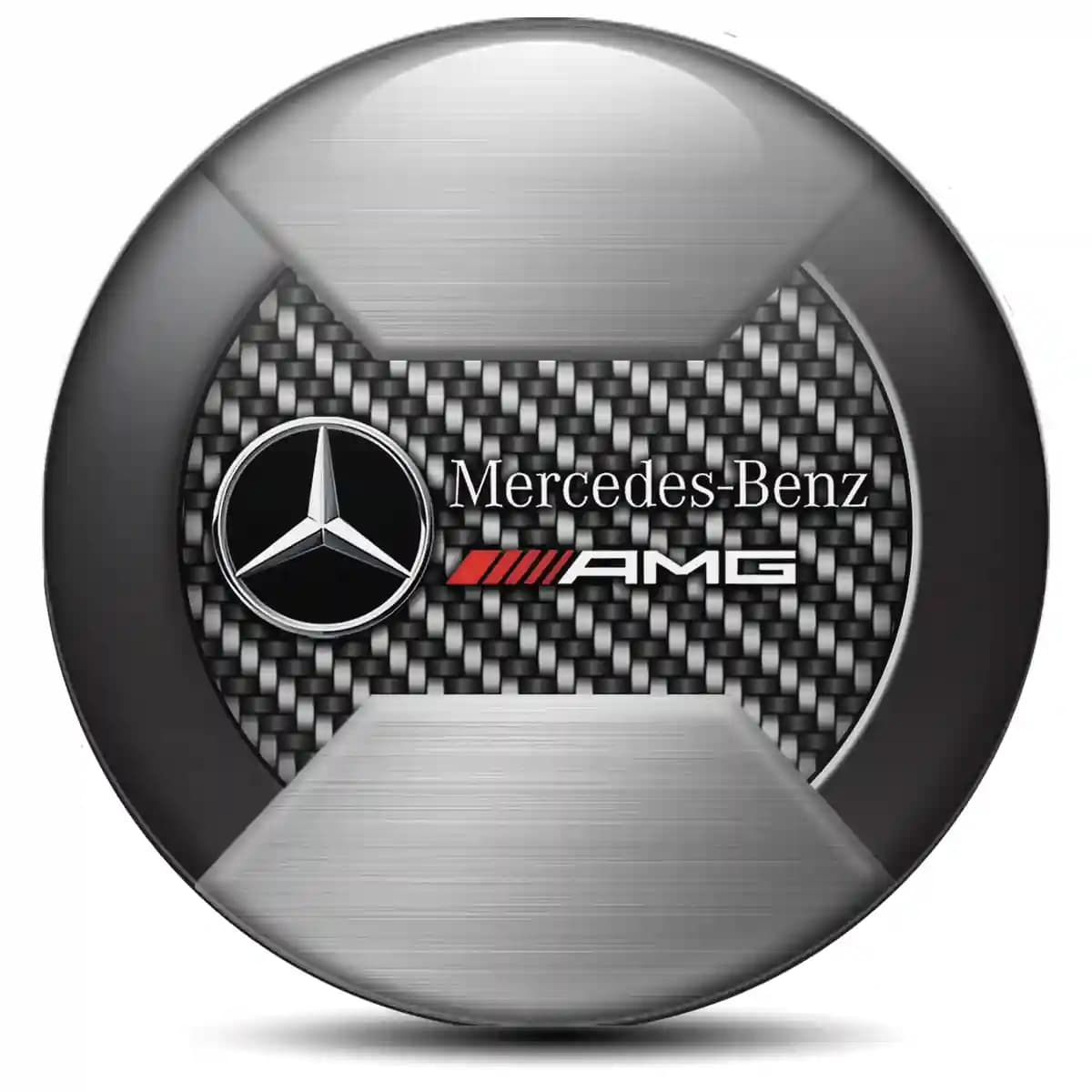 Mercedes AMG Emblem Epoxy Self-Adhesive Interior Design