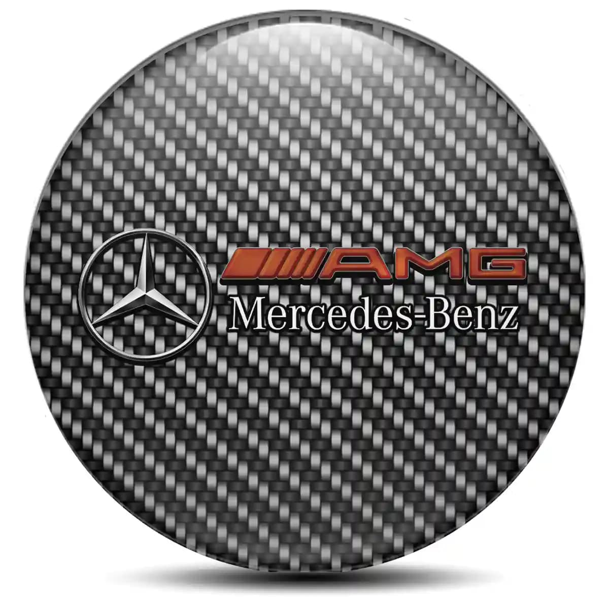 Mercedes AMG Emblem Epoxy Self-Adhesive Stylish Design