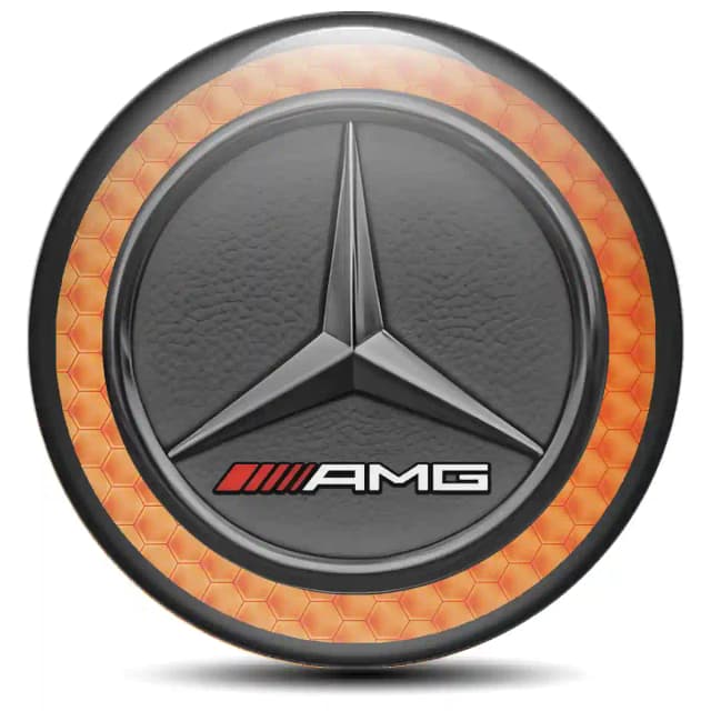 Mercedes AMG Emblem Epoxy Self-Adhesive Tuning Car