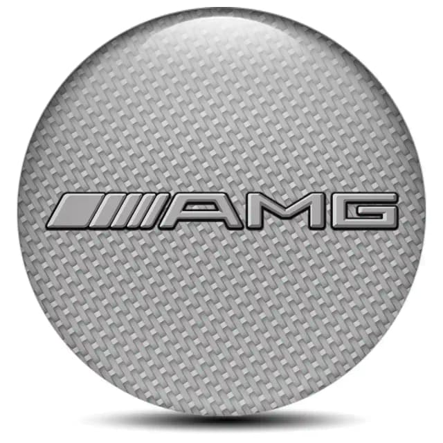 Mercedes AMG Emblem Wheel Center Caps Branded Edition