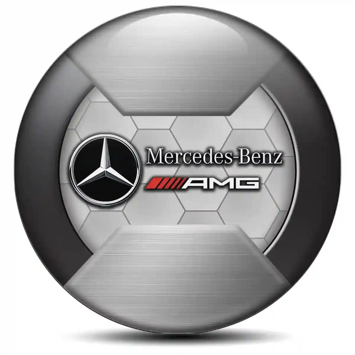 Mercedes AMG Emblem Wheel Center Caps Exterior Design