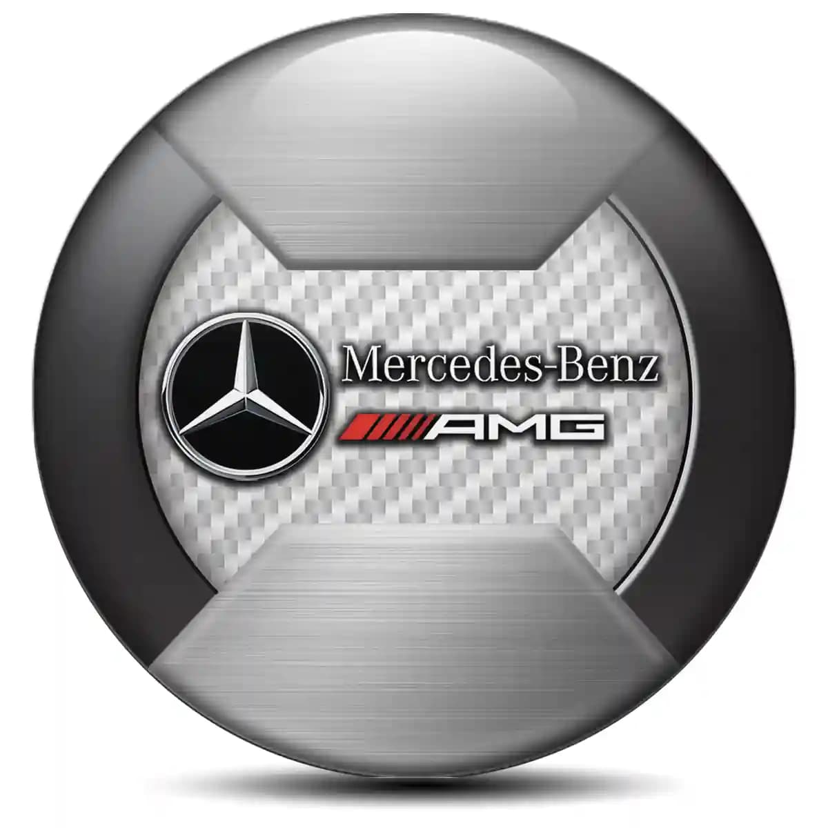 Mercedes AMG Emblem Wheel Center Caps Premium Resin