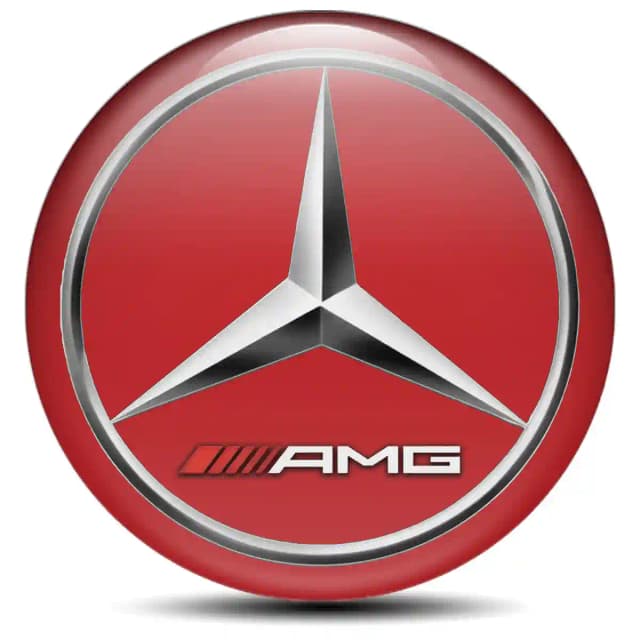 Mercedes AMG Epoxy Sticker Interior Design
