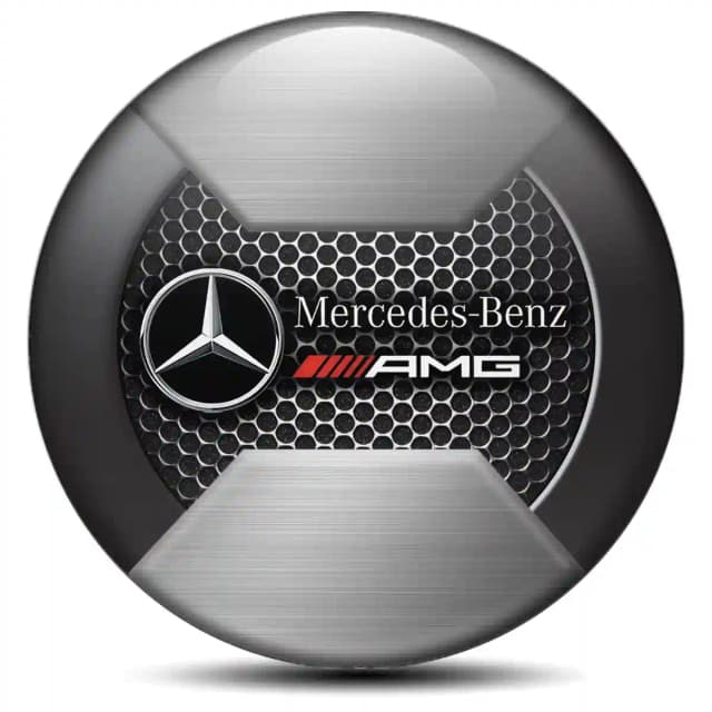 Mercedes AMG Epoxy Sticker Premium Quality