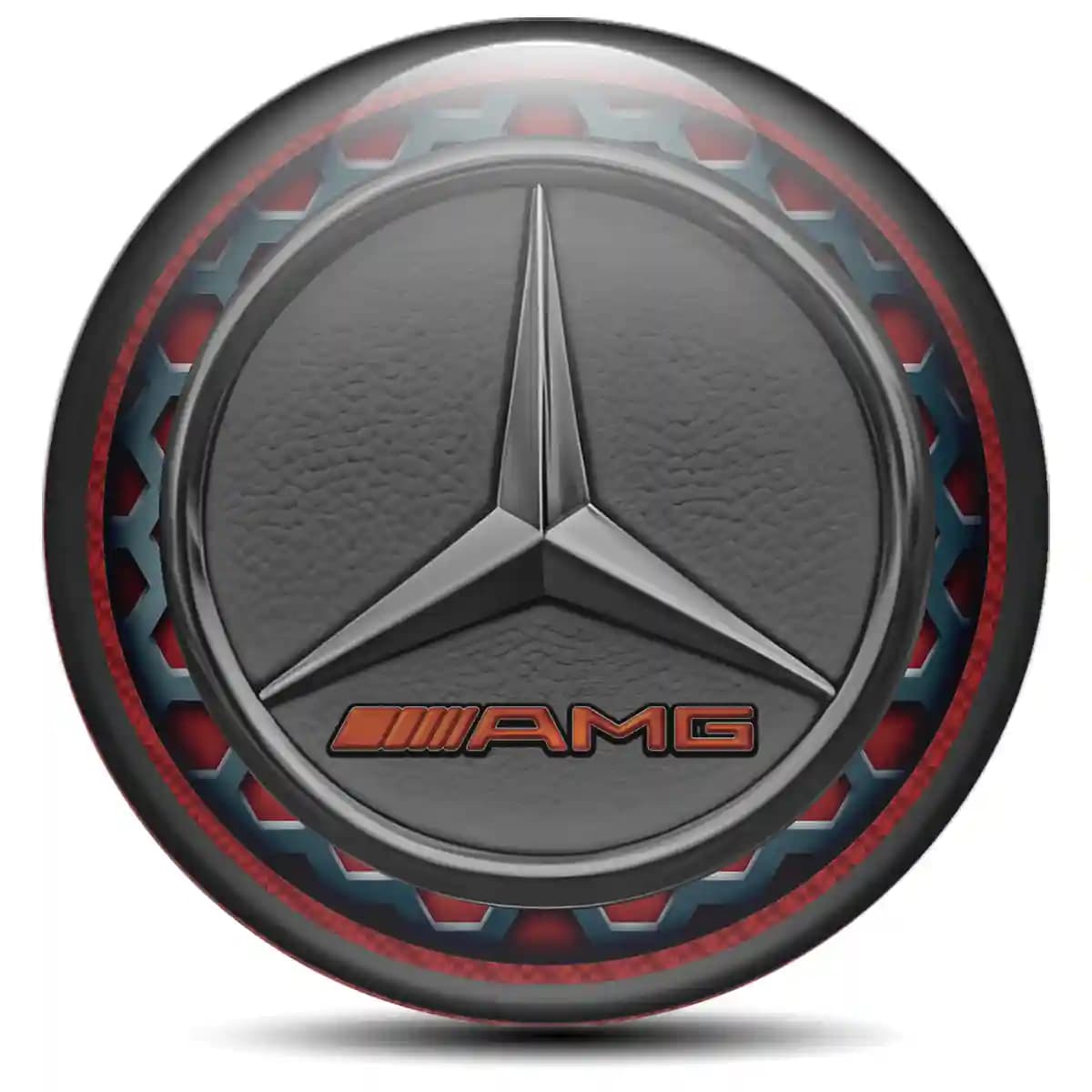 Mercedes AMG Logo Emblem Self-Adhesive Exterior Design