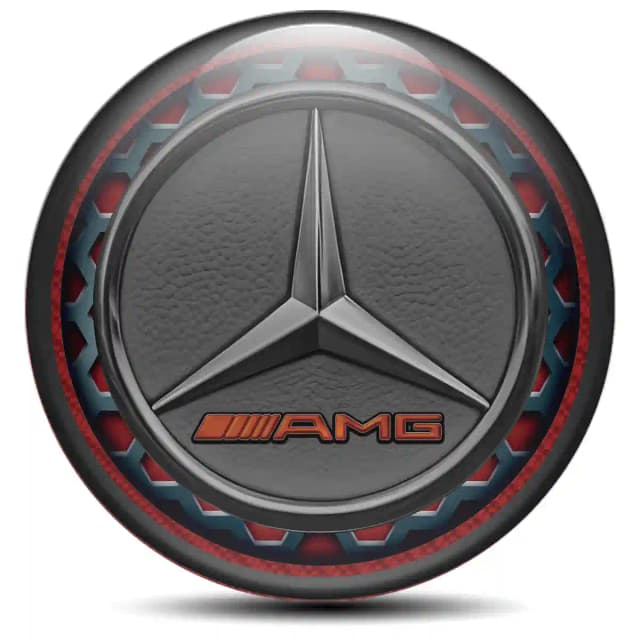 Mercedes AMG Logo Emblem Self-Adhesive Exterior Design