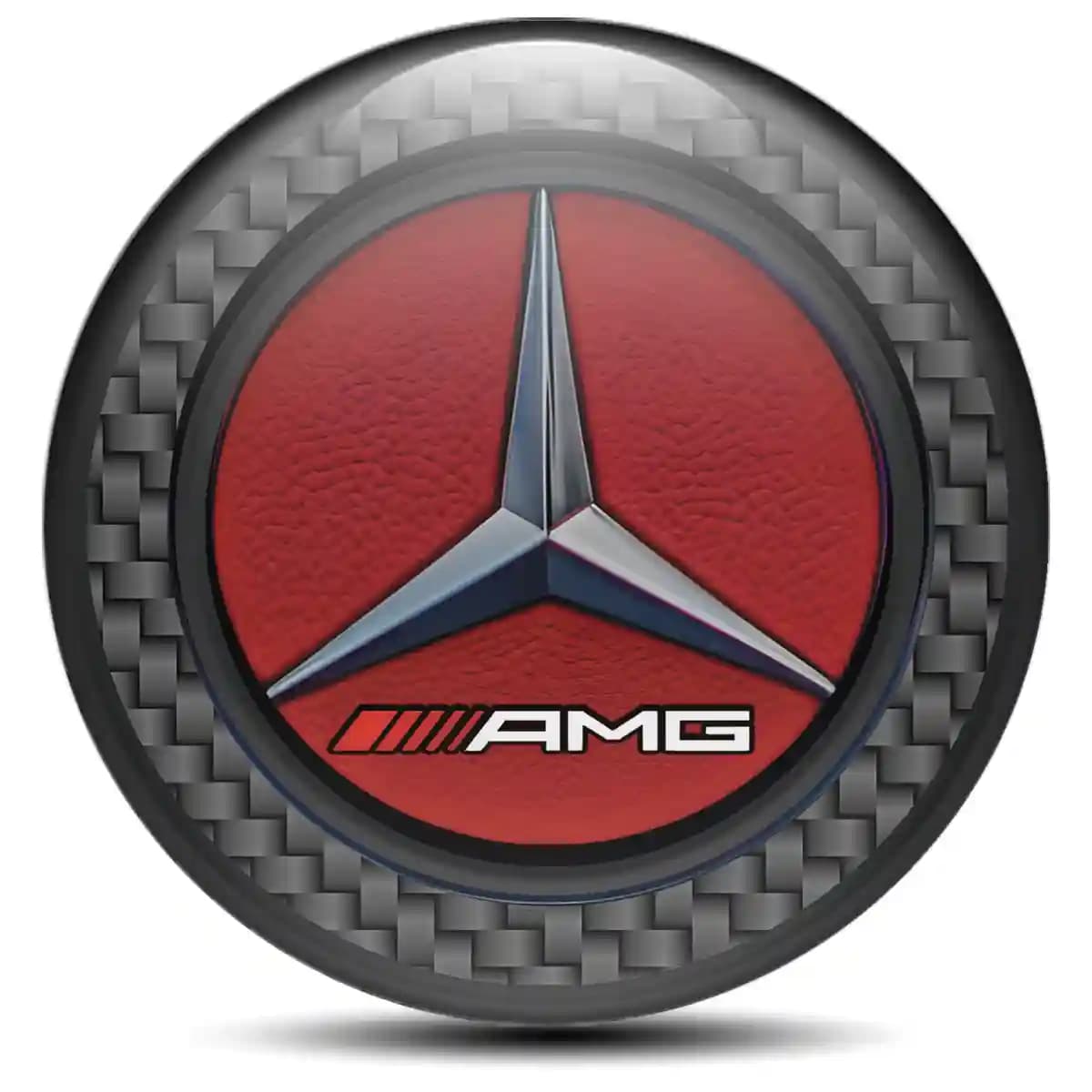 Mercedes AMG Logo Emblem Self-Adhesive Interior Design