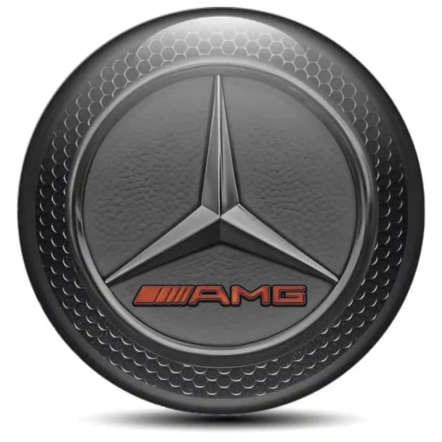 Mercedes AMG Logo Emblem Self-Adhesive Premium Resin