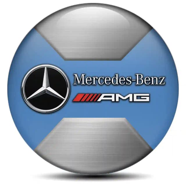 Mercedes AMG Logo Emblem Stylish Design
