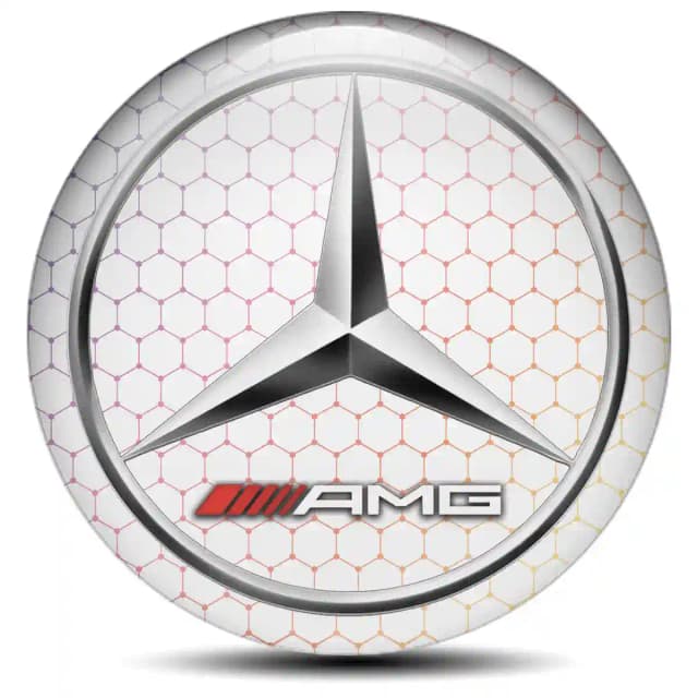 Mercedes AMG Logo Sticker Exterior Design