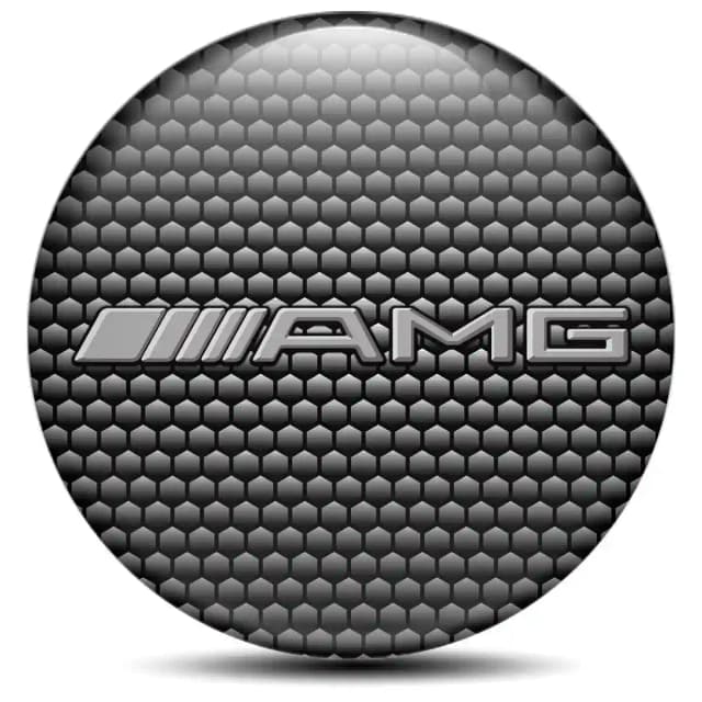 Mercedes AMG Logo Sticker Premium Quality
