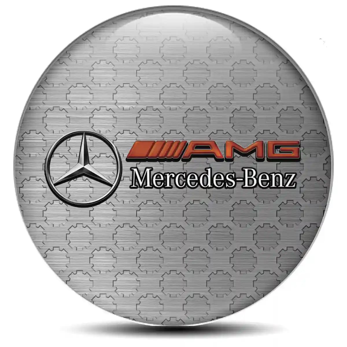 Mercedes AMG Wheel Emblem Self-Adhesive Exterior Design