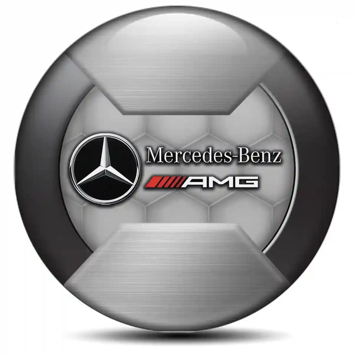 Mercedes AMG Wheel Emblem Self-Adhesive Interior Design