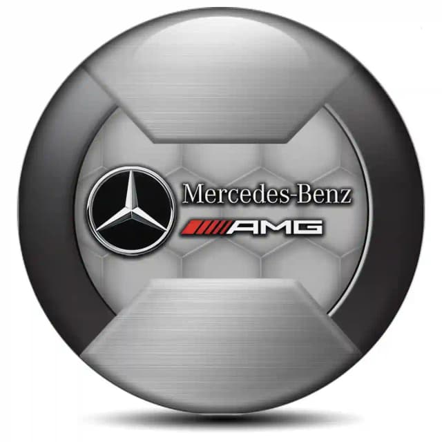 Mercedes AMG Wheel Emblem Self-Adhesive Interior Design