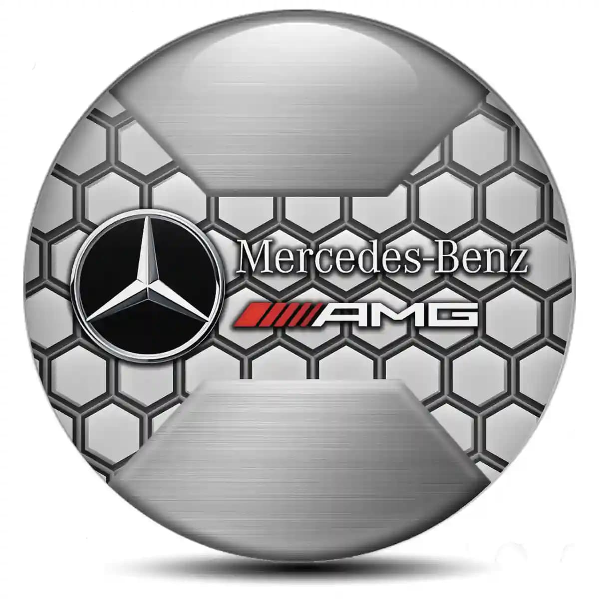 Mercedes AMG Wheel Emblem Self-Adhesive Luxury Edition