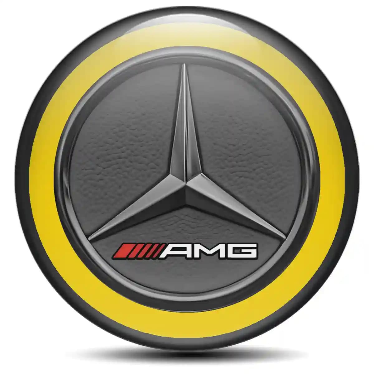 Mercedes AMG Wheel Emblem Self-Adhesive Premium Quality