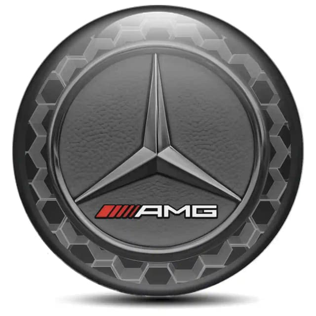 Mercedes AMG Wheel Emblem Self-Adhesive Tuning Car