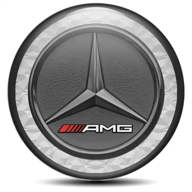 Mercedes AMG Wheel Emblems Luxury Edition