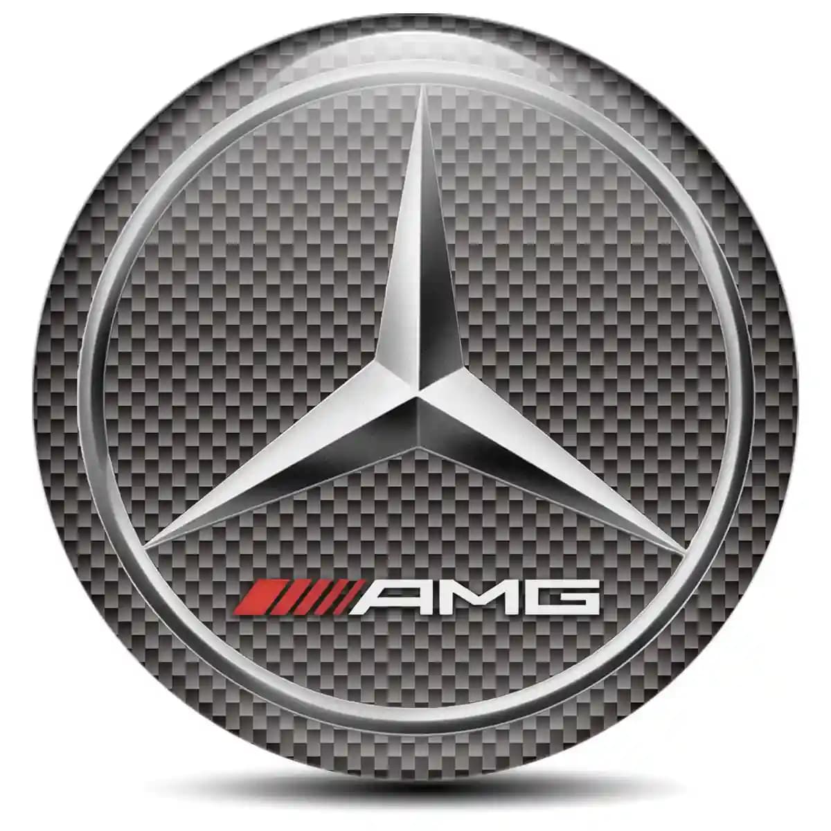 Mercedes AMG Wheel Emblems Premium Quality