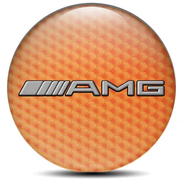 Mercedes AMG Wheel Emblems Premium Resin