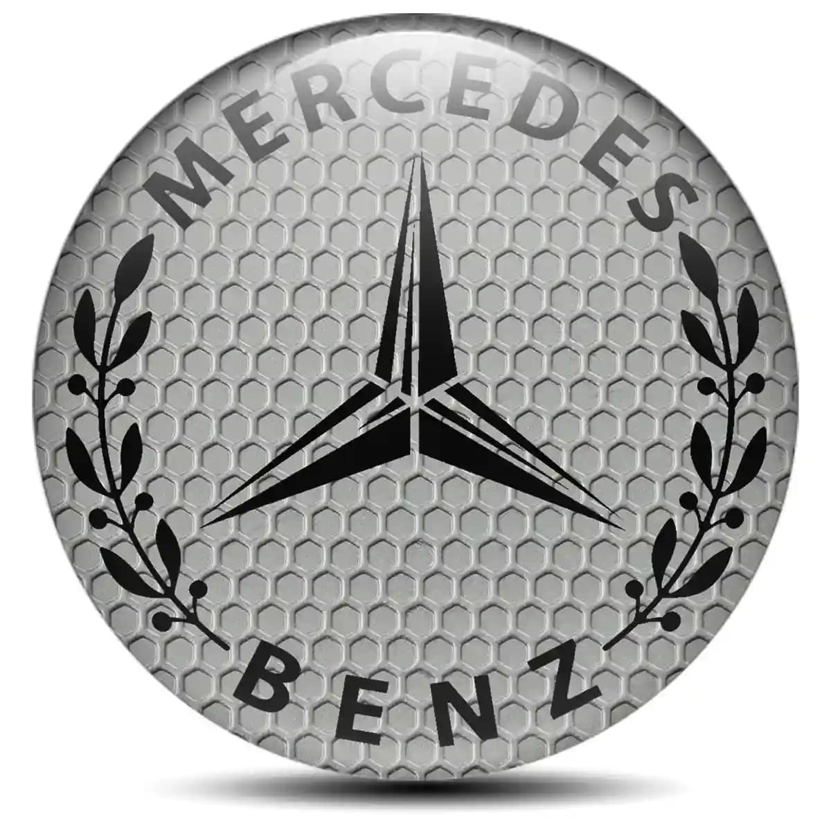Mercedes Badge Emblems Center Cap Stylish Design