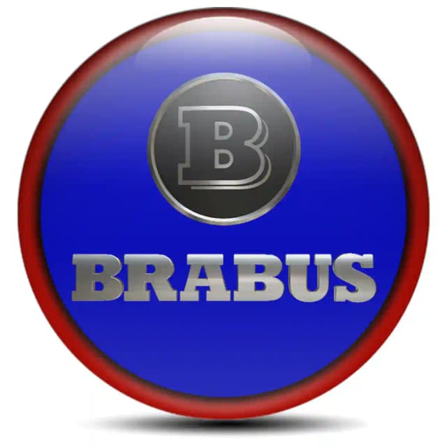 Mercedes BRABUS Badge Emblems Center Cap Stylish Design