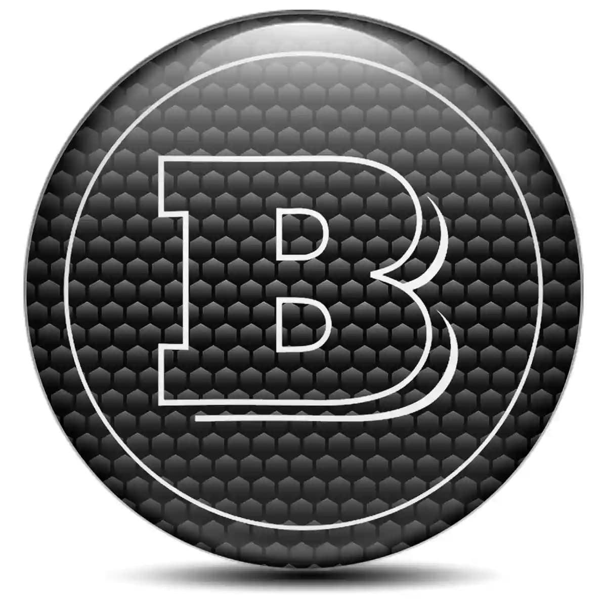 Mercedes BRABUS Domed Emblem High Quality