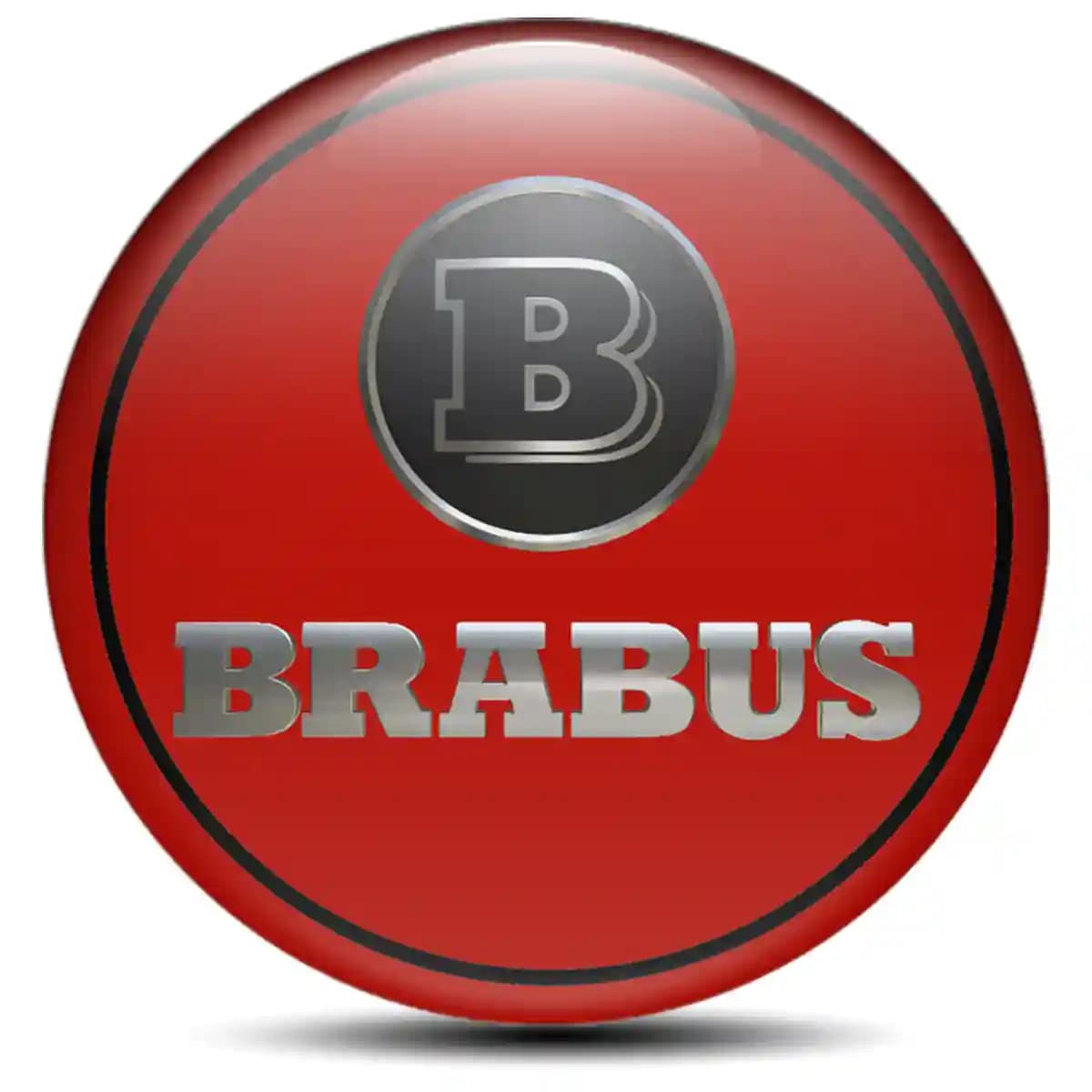 Mercedes BRABUS Domed Emblem Self-Adhesive High Quality