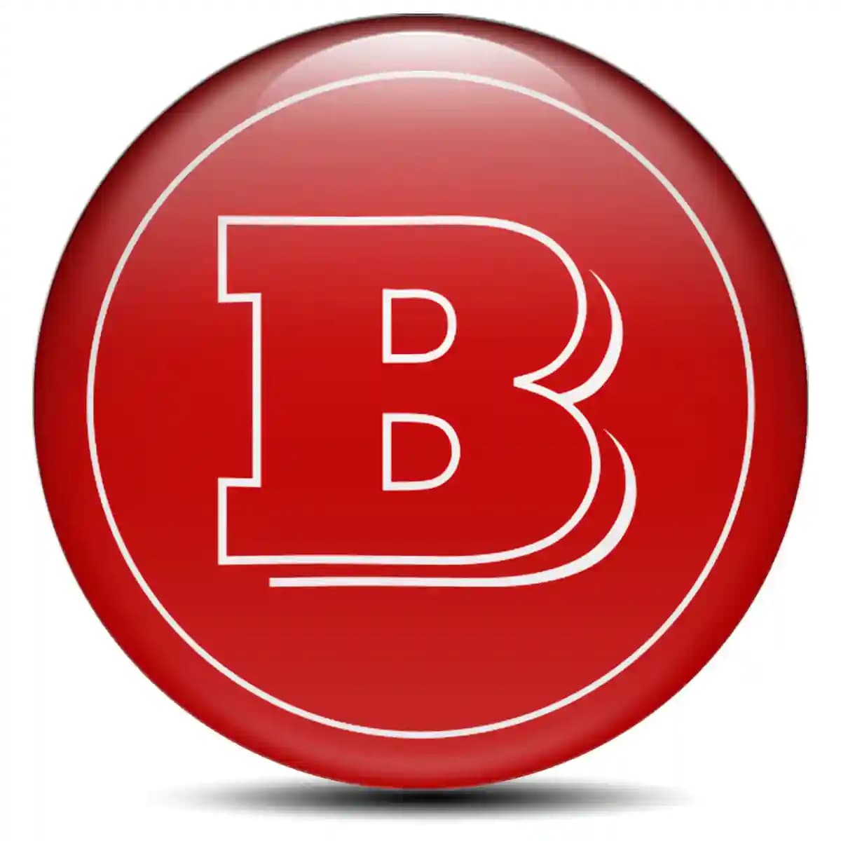 Mercedes BRABUS Domed Emblem Self-Adhesive Stylish Design