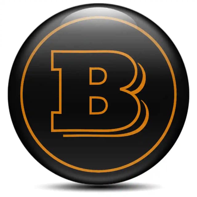 Mercedes BRABUS Emblem Center Hup Cap Stylish Design