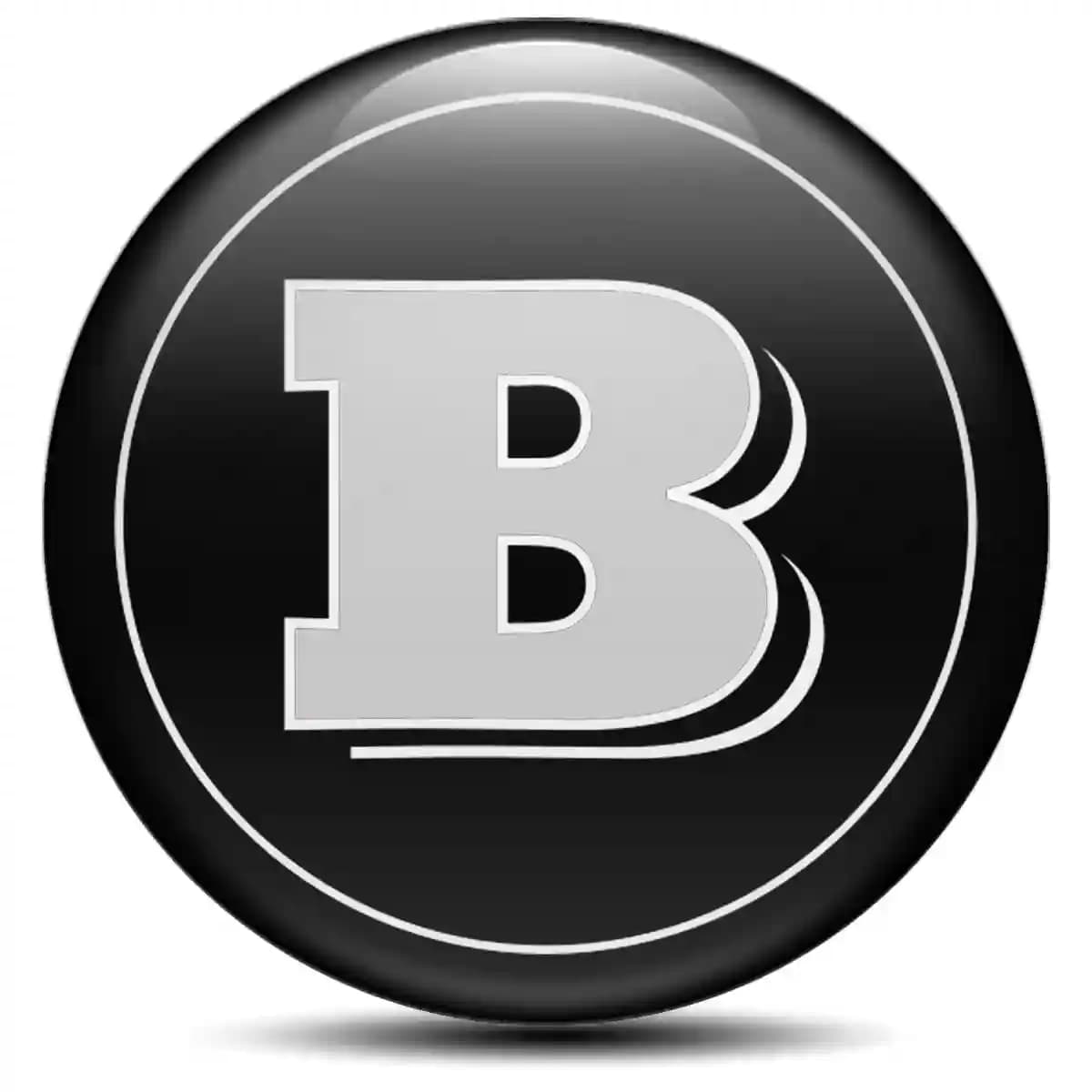 Mercedes BRABUS Emblem Epoxy Self-Adhesive Stylish Design
