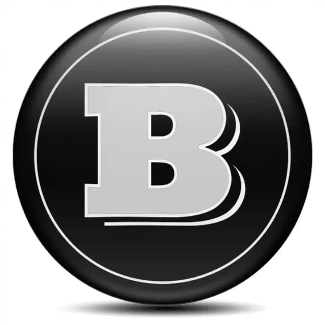 Mercedes BRABUS Emblem Epoxy Self-Adhesive Stylish Design